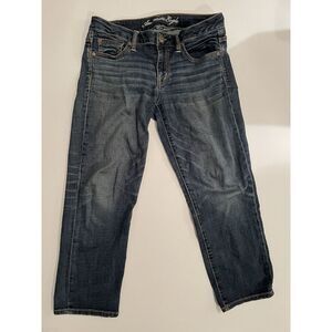 American Eagle Women's‎ Stretch Boy Fit Jeans Sz 4 Regular